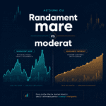 Acțiuni cu randament mare versus randament moderat