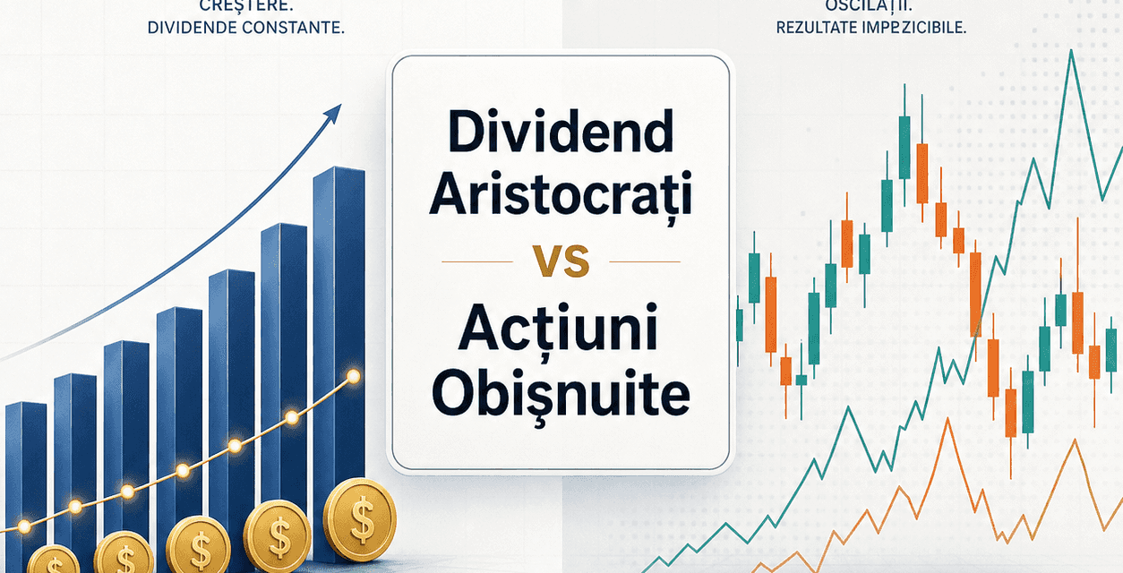Acțiunile aristocrate ale dividendelor versus acțiunile obișnuite