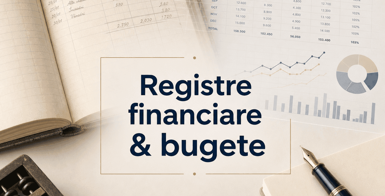 Apariția registrelor financiare și a planificării bugetare