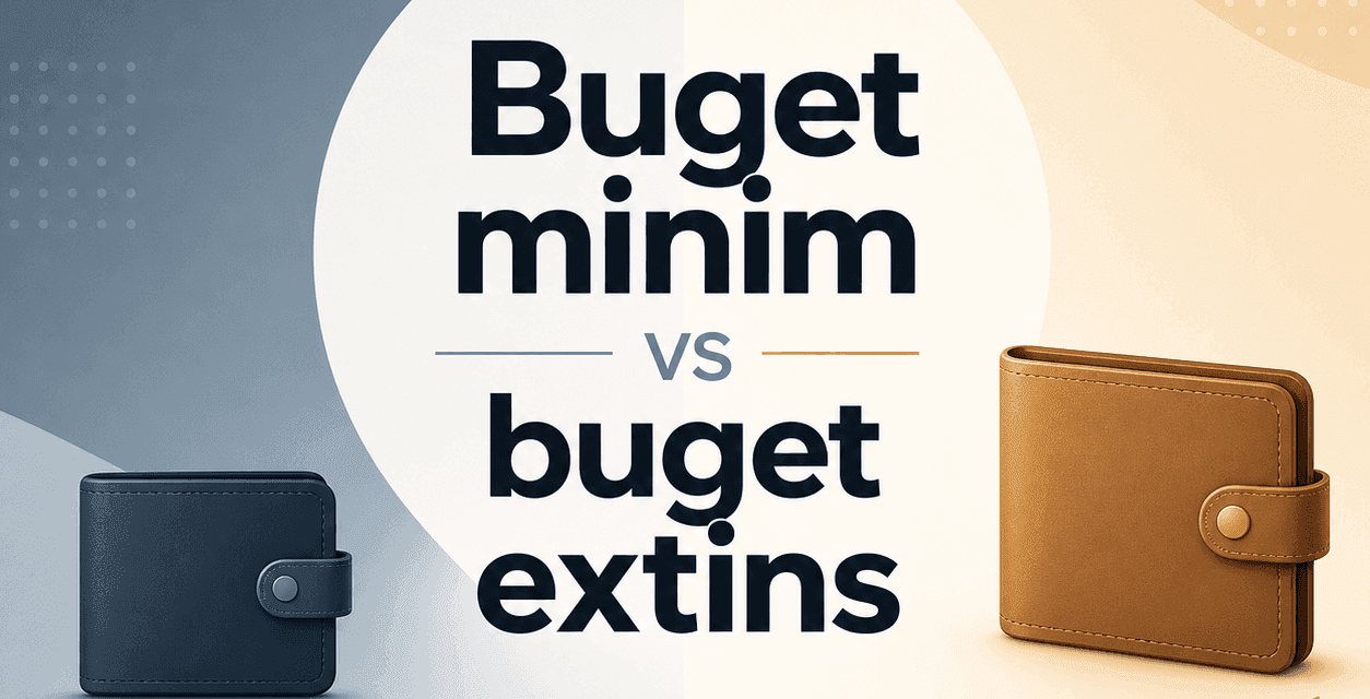 Bugetul minim versus bugetul extins