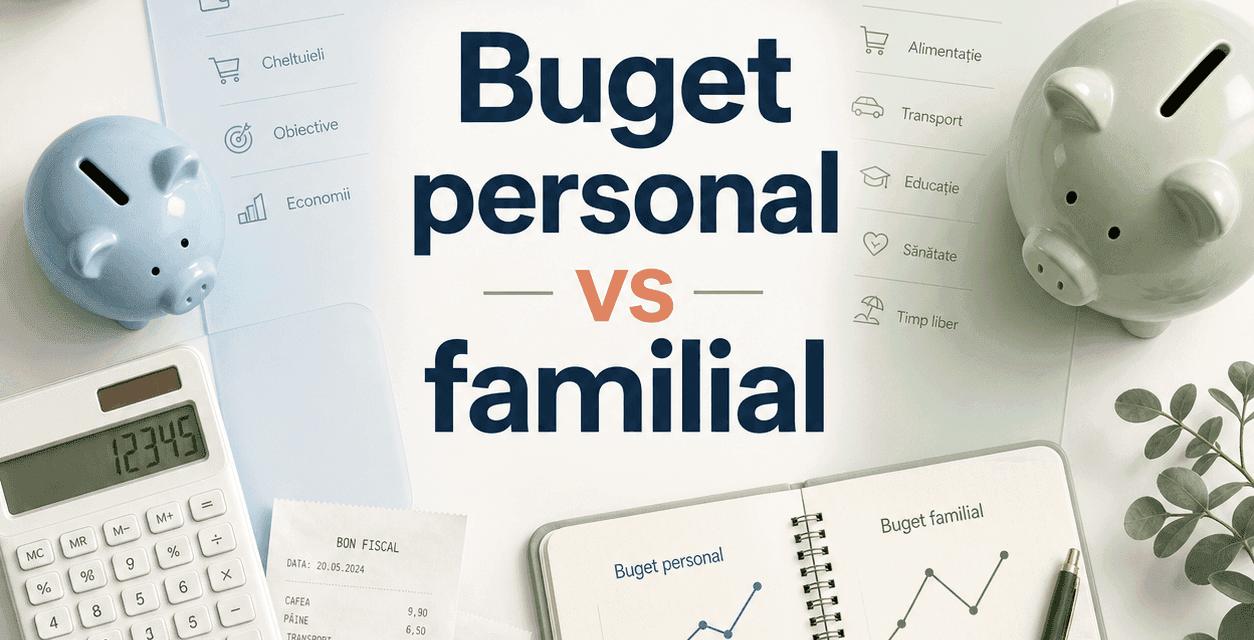 Bugetul personal versus bugetul familial