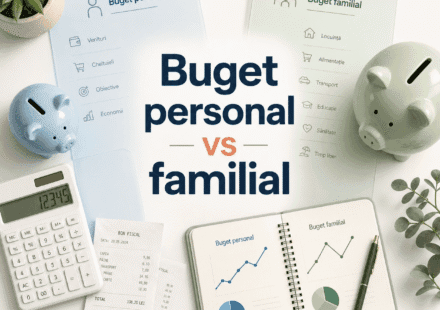 Bugetul personal versus bugetul familial