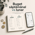 Bugetul săptămânal versus bugetul lunar