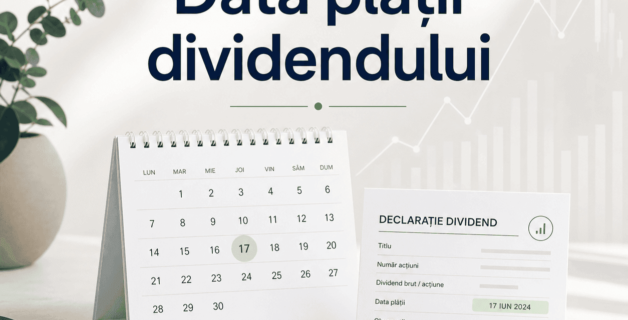 Ce este data plății dividendului
