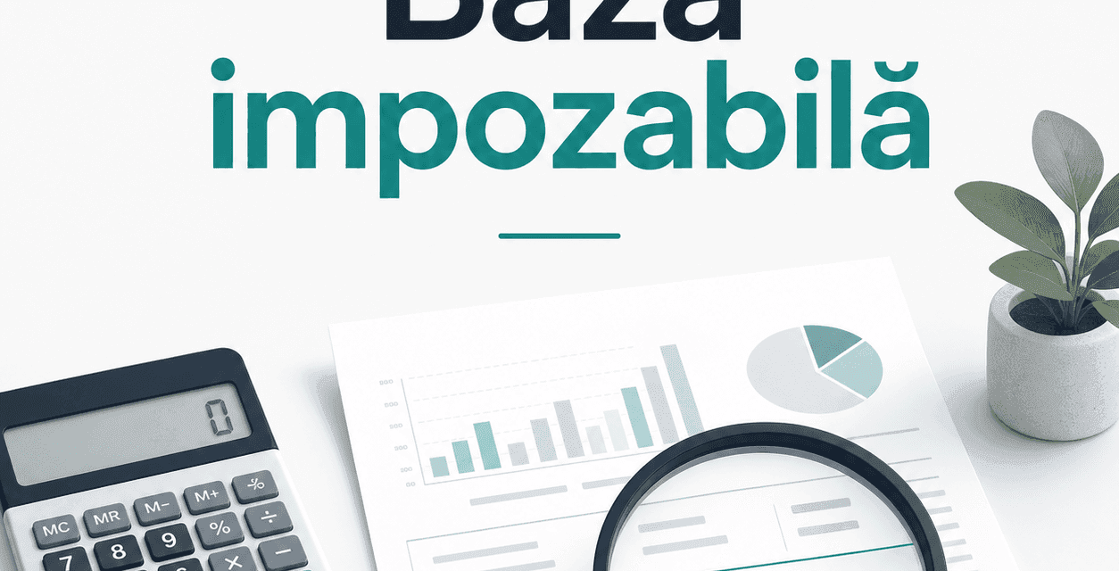 Ce înseamnă baza impozabilă