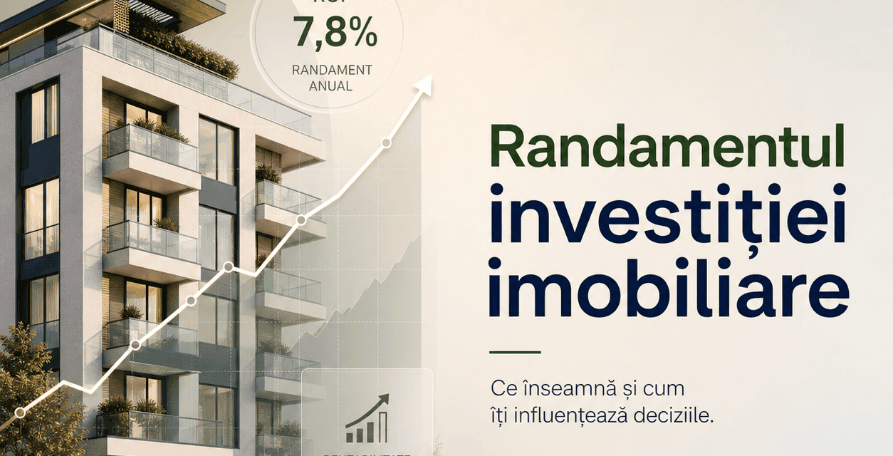 Ce înseamnă randamentul unei investiții imobiliare