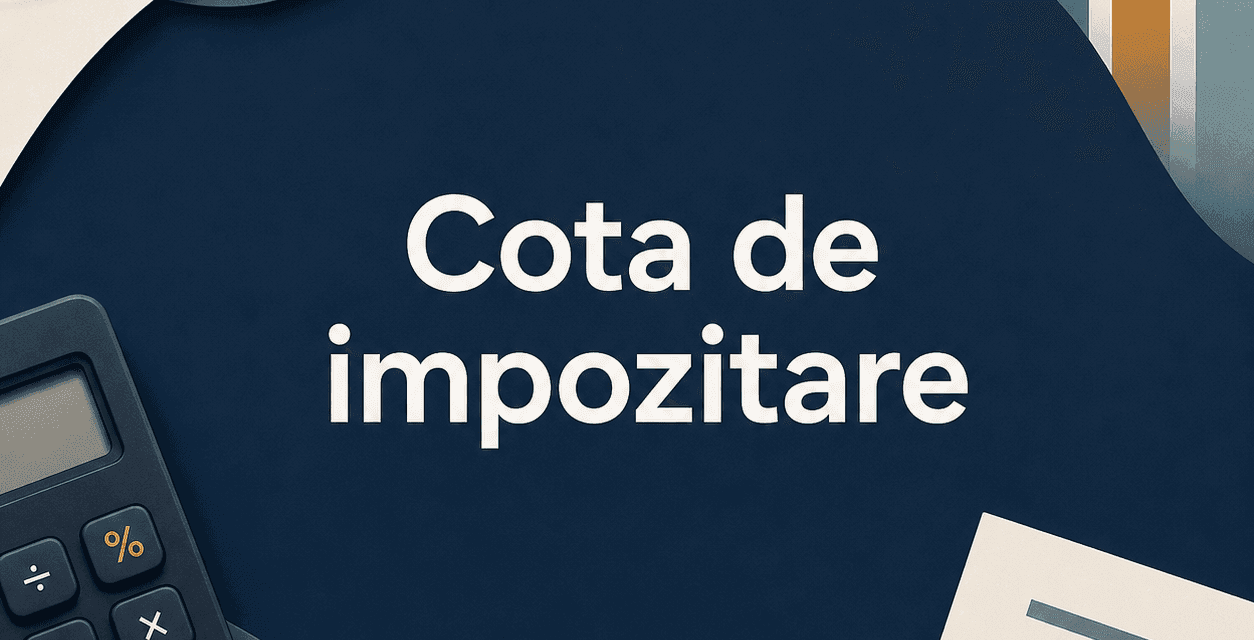 Ce reprezintă cota de impozitare