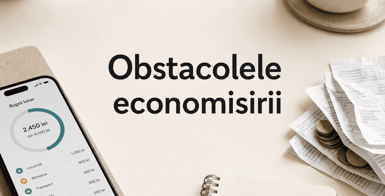 Cele mai comune obstacole în calea economisirii