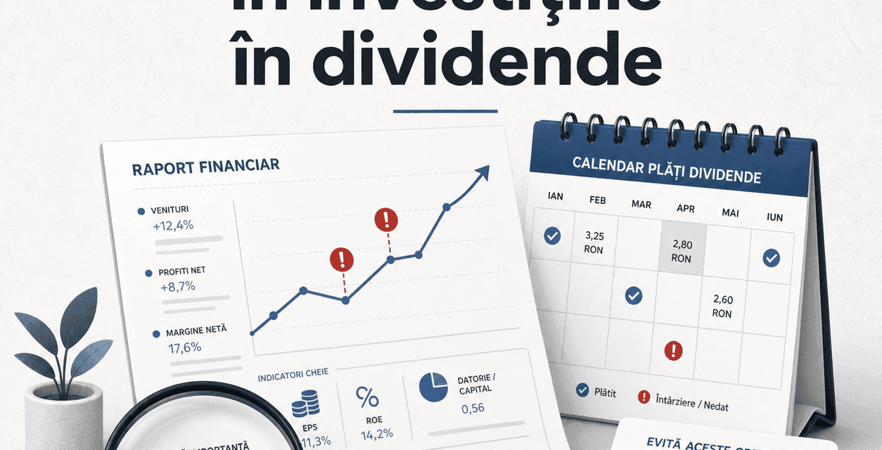 Cele mai frecvente greșeli ale investitorilor în dividende