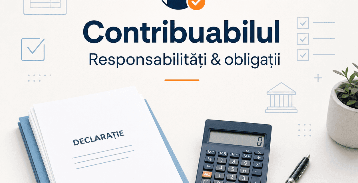 Cine este contribuabilul și ce responsabilități are