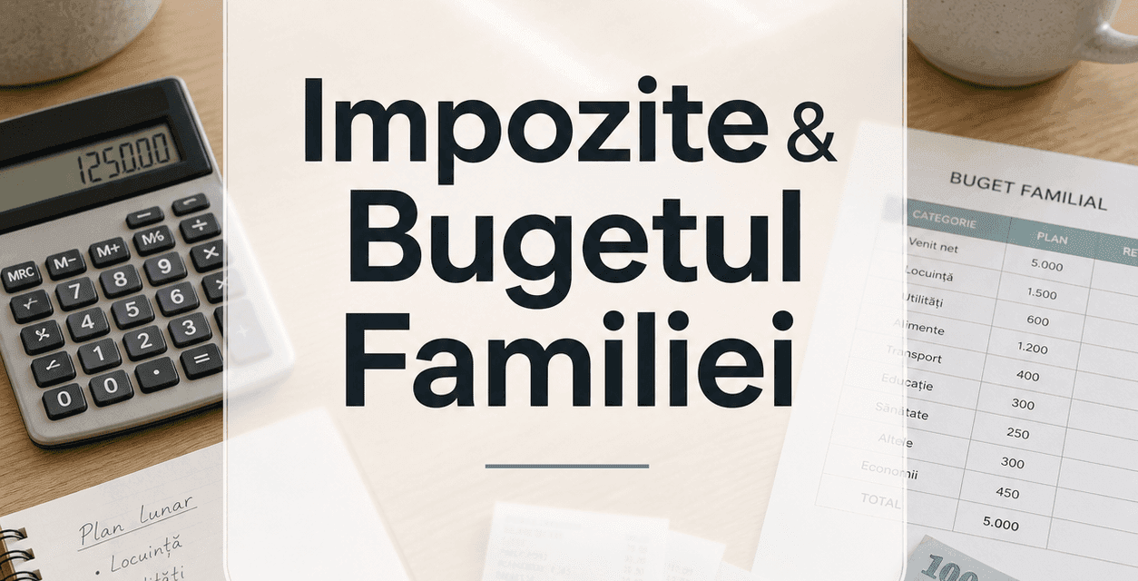 Cum afectează impozitele bugetul unei familii