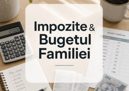 Cum afectează impozitele bugetul unei familii