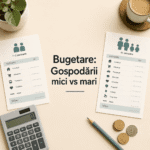 Cum diferă bugetarea gospodăriilor mici și mari