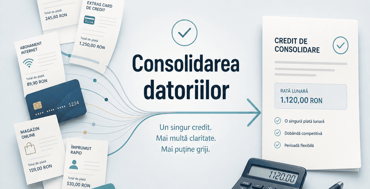 Cum funcționează consolidarea datoriilor
