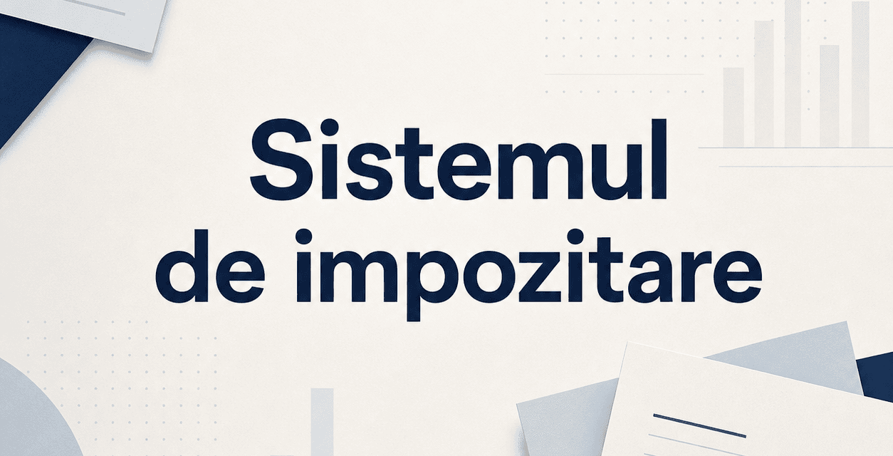 Cum funcționează sistemul de impozitare