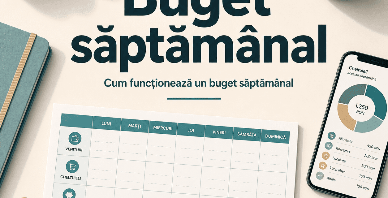 Cum funcționează un buget săptămânal