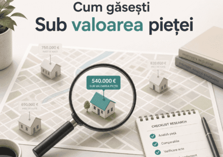 Cum găsești proprietăți sub valoarea pieței