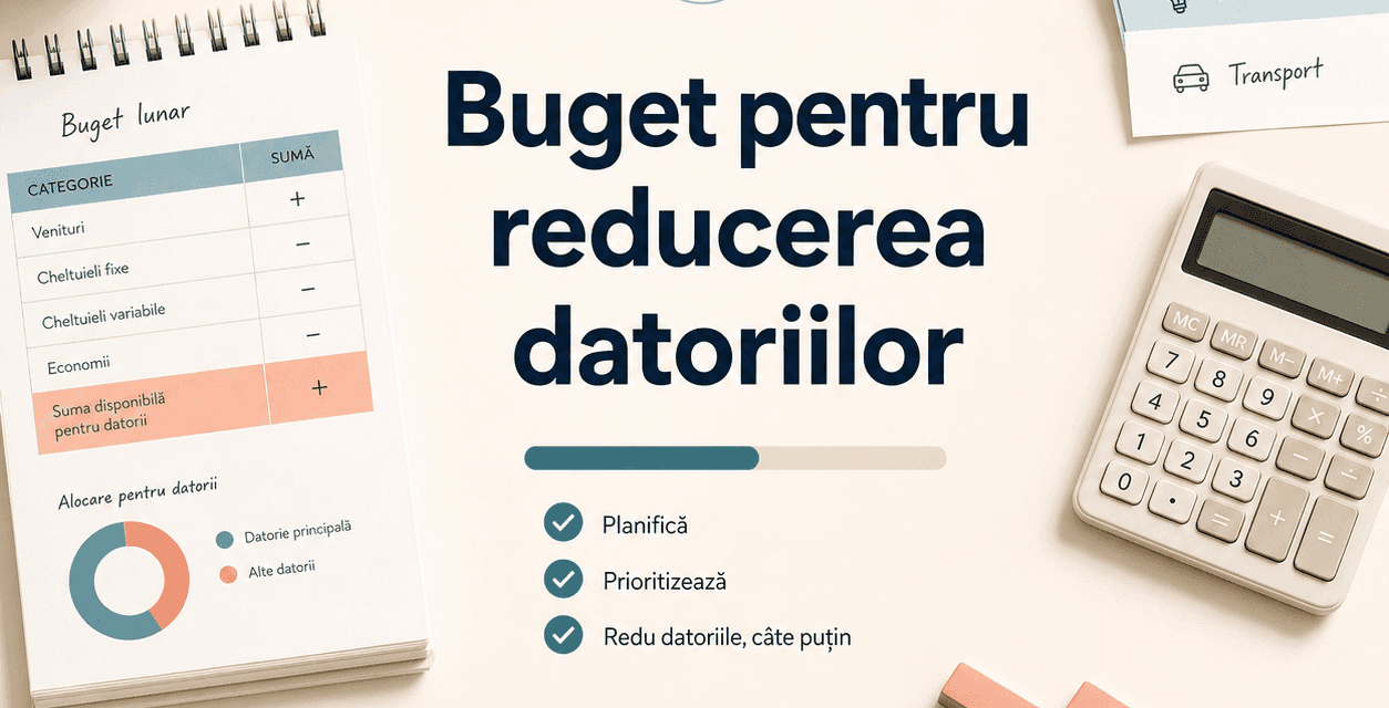 Cum să creezi un buget orientat spre reducerea datoriilor