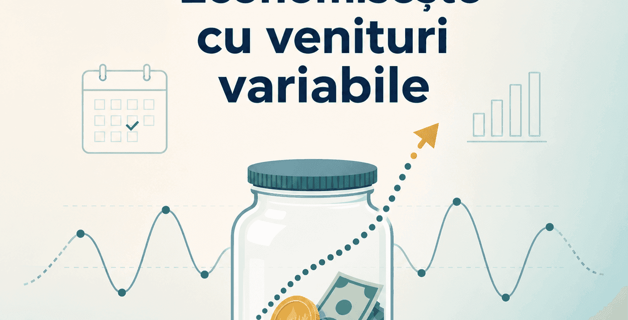 Cum să economisești atunci când ai venituri variabile