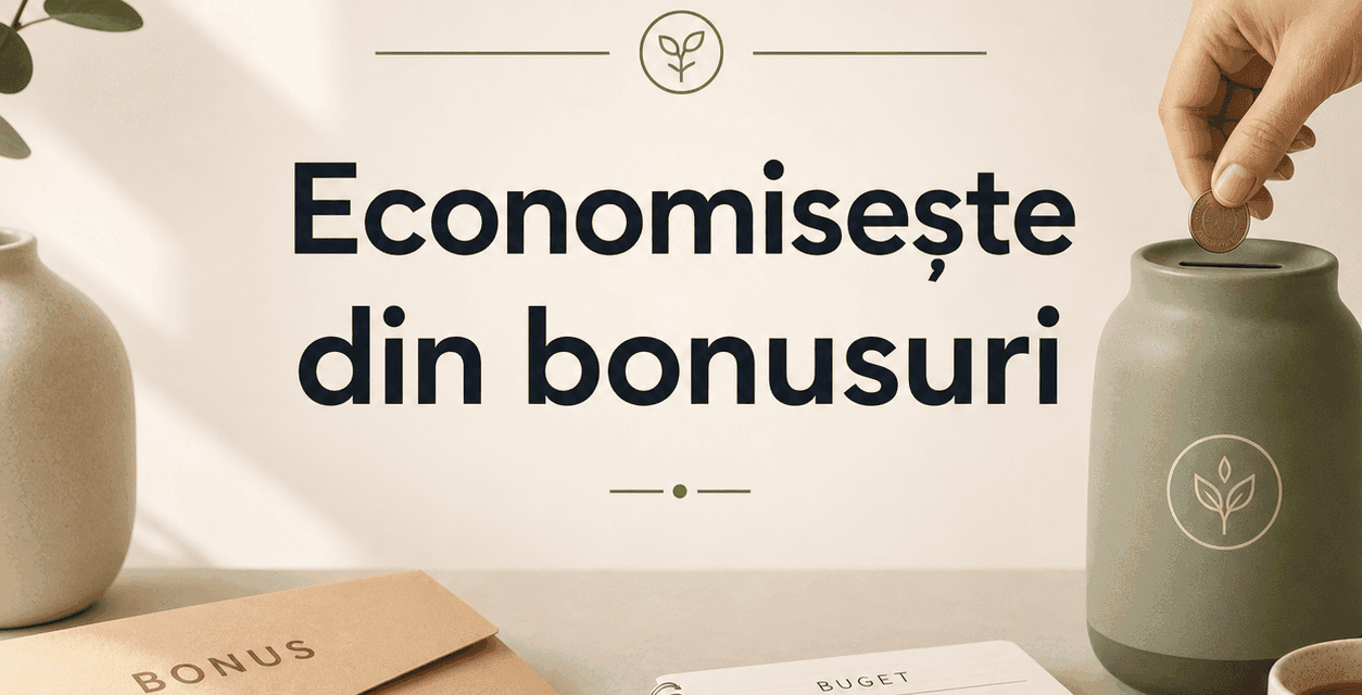 Cum să economisești bani din bonusuri și prime
