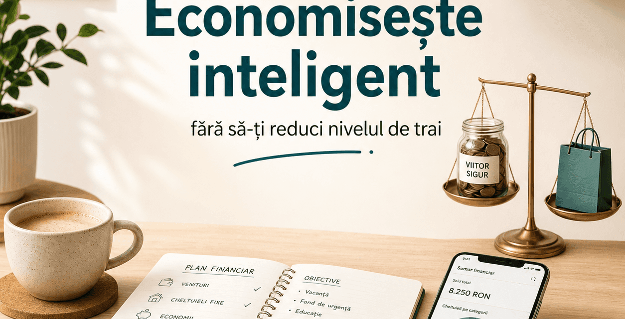 Cum să economisești fără să îți reduci drastic nivelul de trai