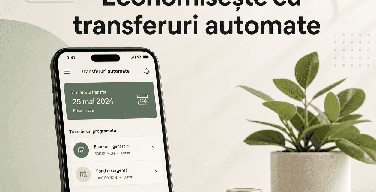 Cum să economisești folosind transferuri automate