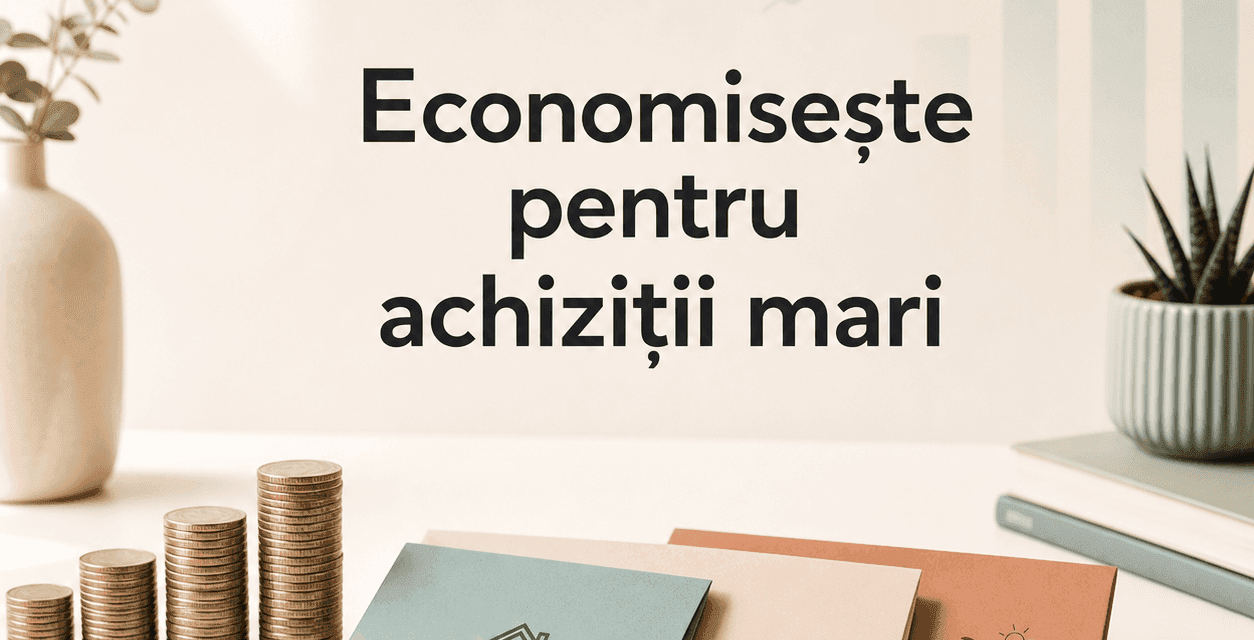 Cum să economisești pentru achiziții importante