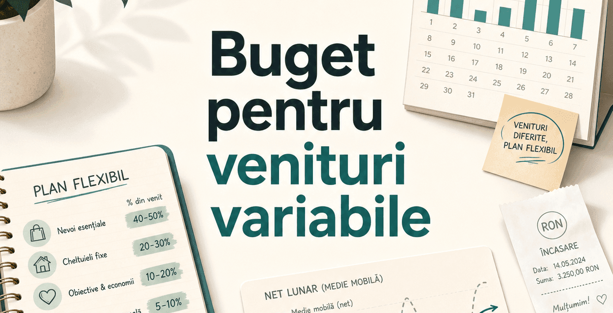 Cum să faci un buget atunci când ai venituri variabile