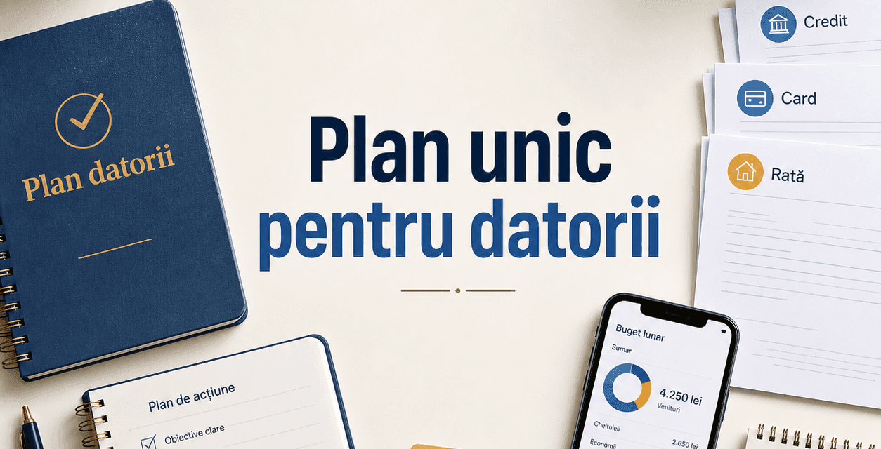 Cum să îți organizezi toate datoriile într-un singur plan