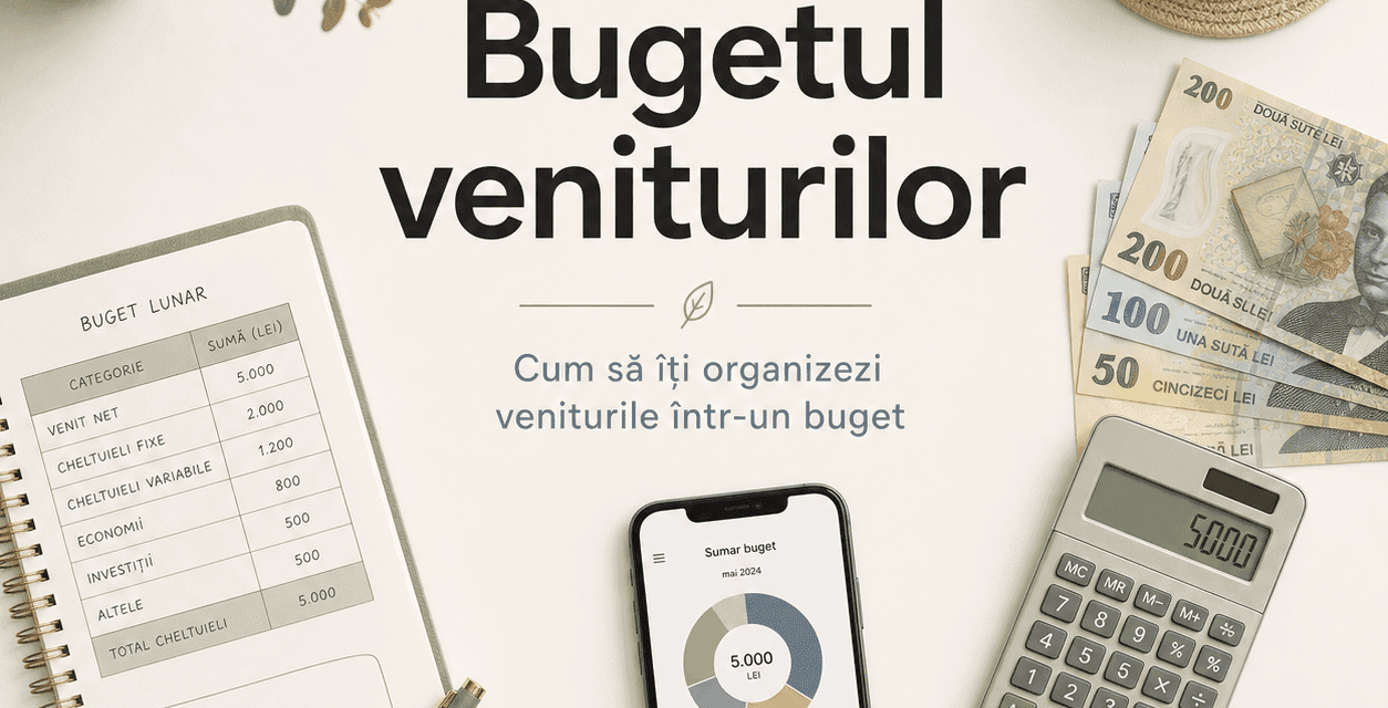 Cum să îți organizezi veniturile într-un buget