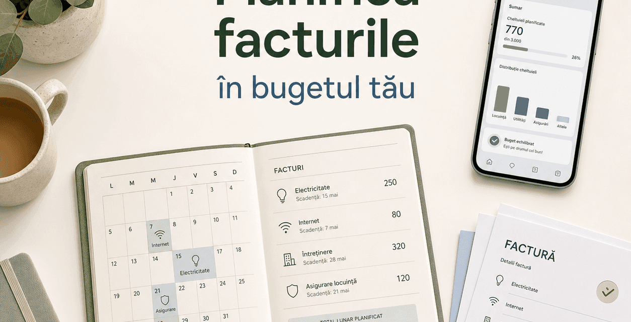 Cum să planifici facturile în cadrul bugetului