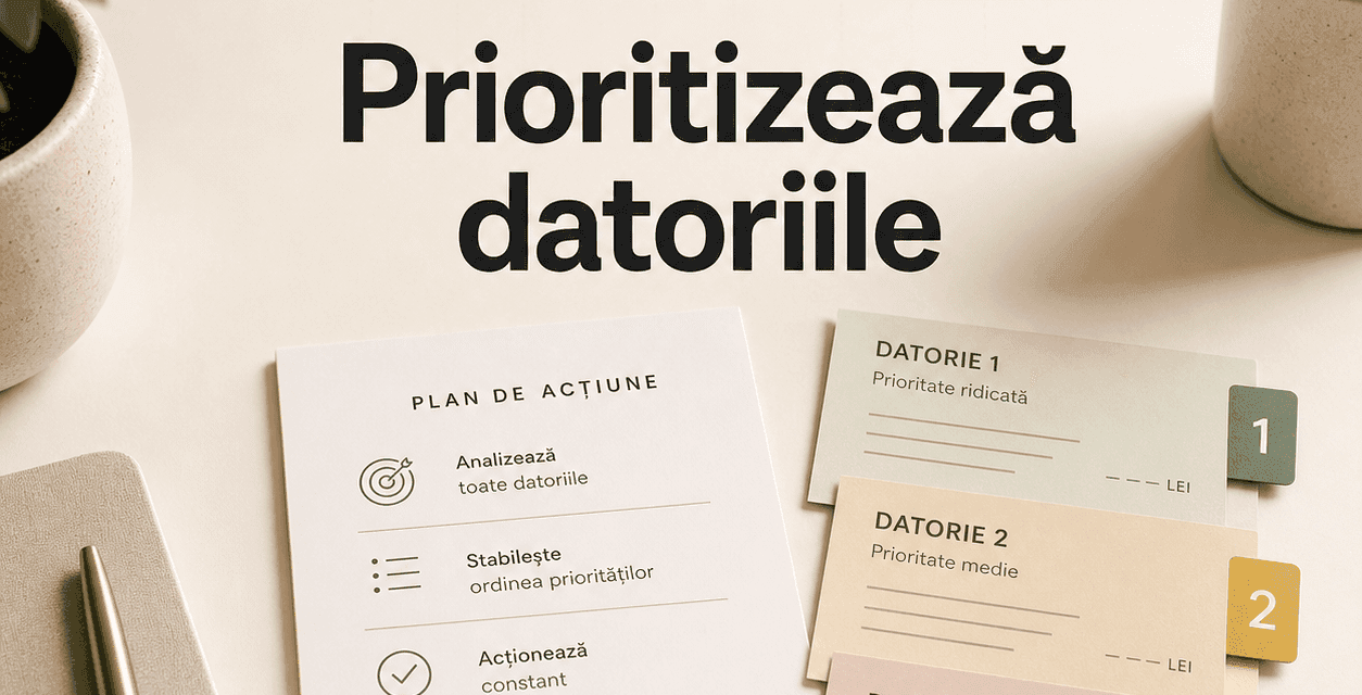 Cum să stabilești prioritățile atunci când ai mai multe datorii Cum să stabilești prioritățile atunci când ai mai multe datorii