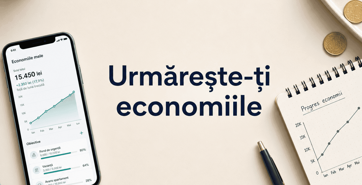 Cum să urmărești progresul economiilor tale