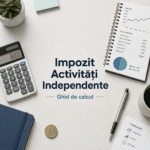 Cum se calculează impozitul pentru activități independente