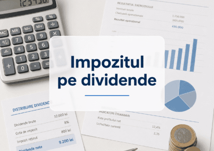 Cum se stabilește impozitul pentru dividende
