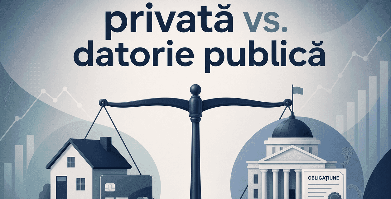 Datoria privată versus datoria publică