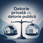 Datoria privată versus datoria publică