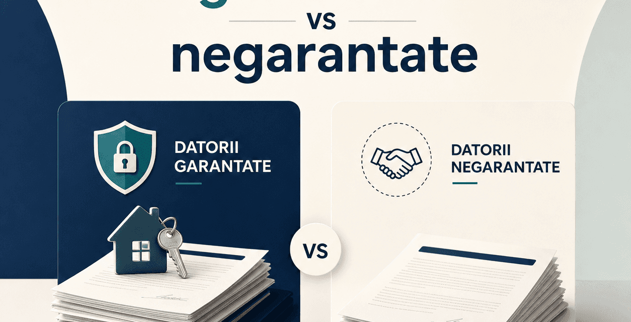 Datoriile garantate versus datoriile negarantate