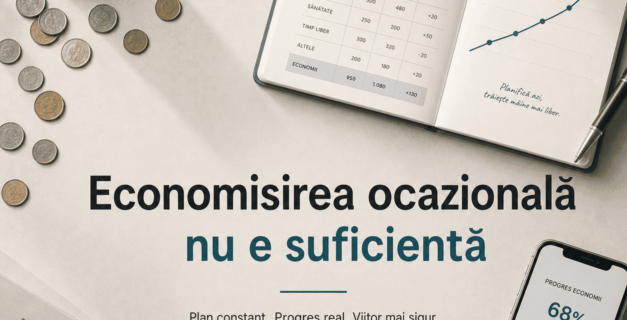 De ce economisirea ocazională nu este suficientă