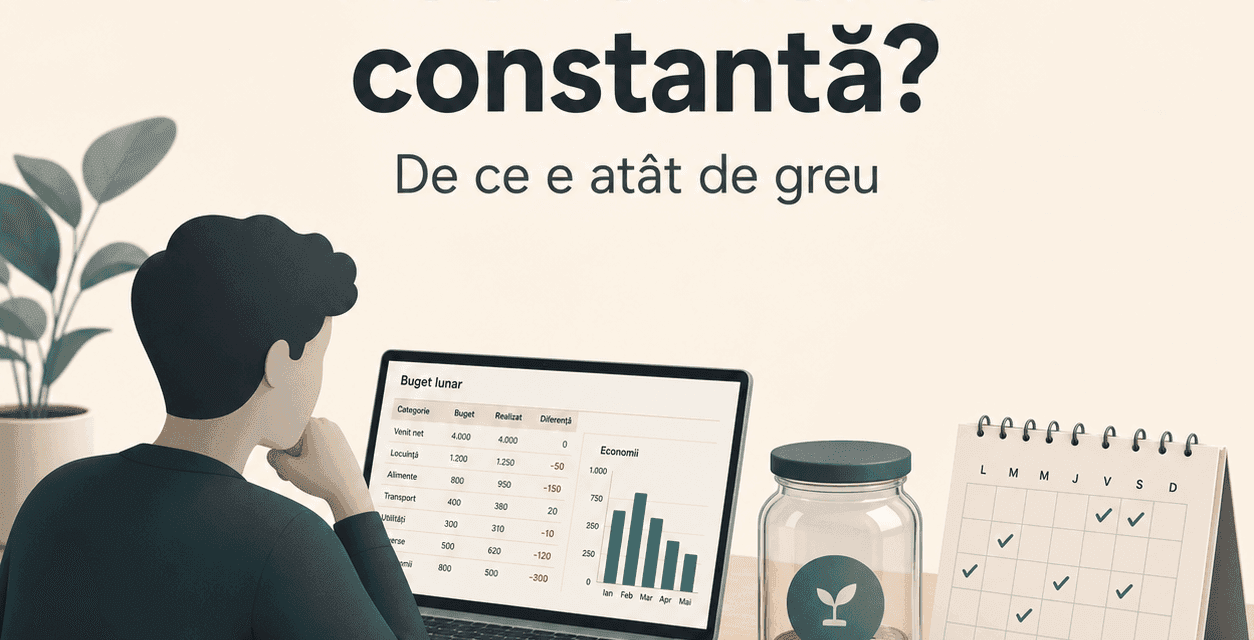 De ce multe persoane nu reușesc să economisească constant De ce multe persoane nu reușesc să economisească constant