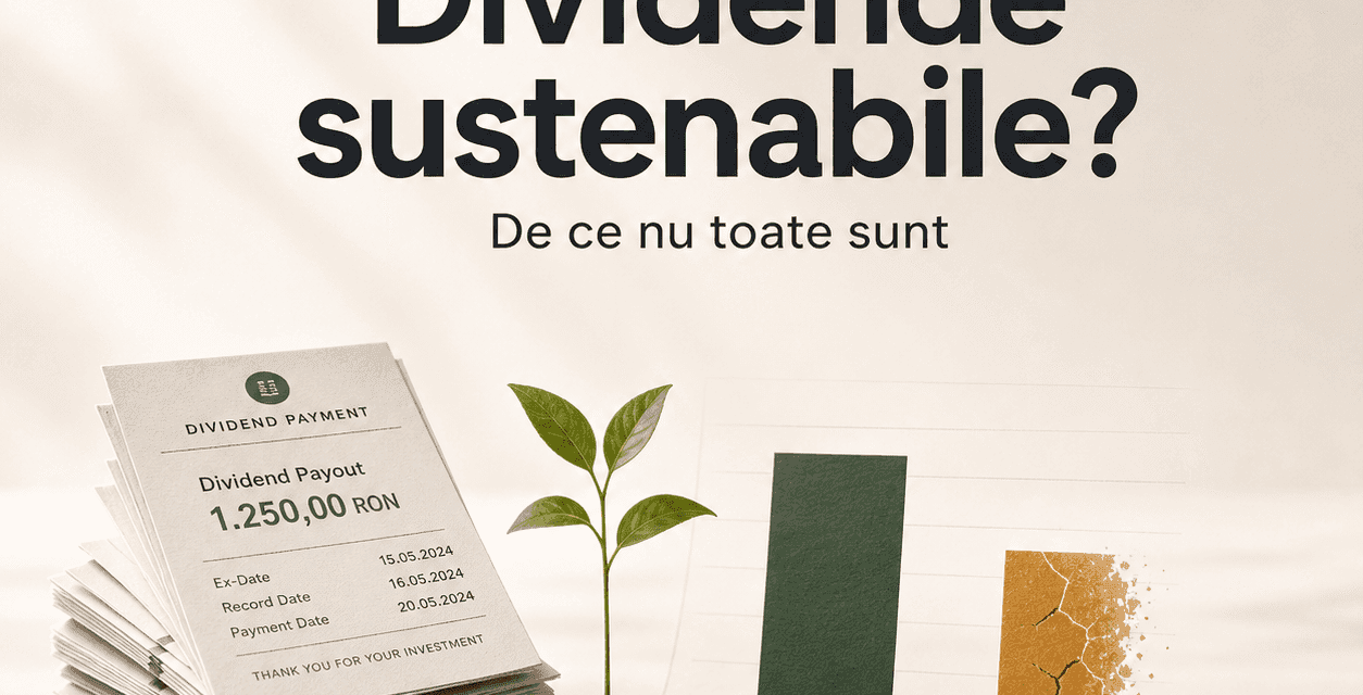 De ce nu toate dividendele sunt sustenabile