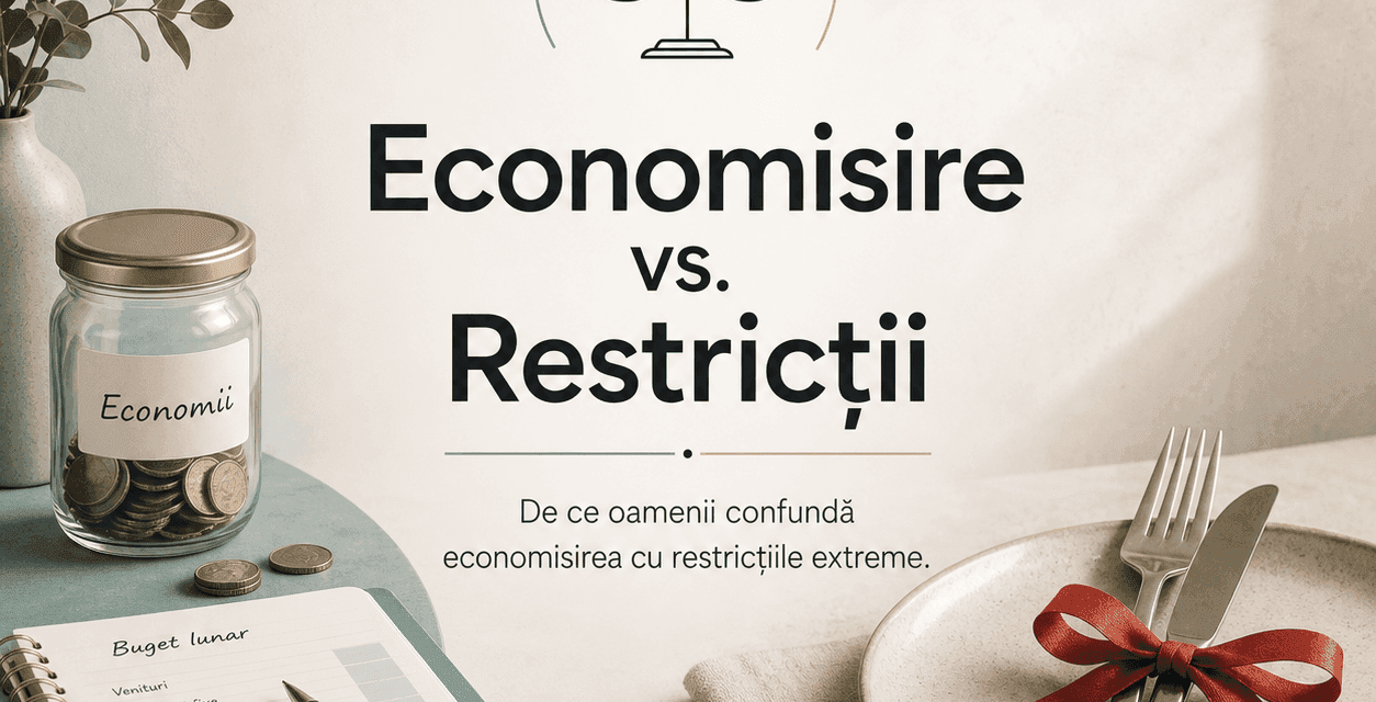 De ce oamenii confundă economisirea cu restricțiile extreme