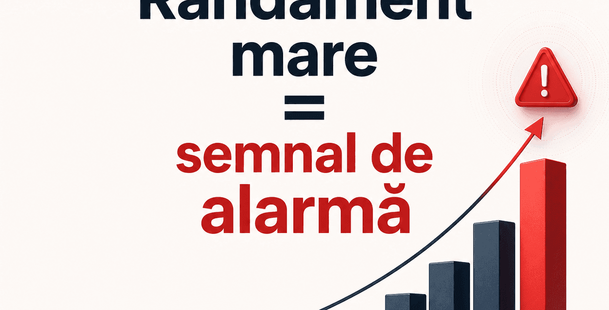 De ce randamentul foarte mare poate fi un semnal de alarmă