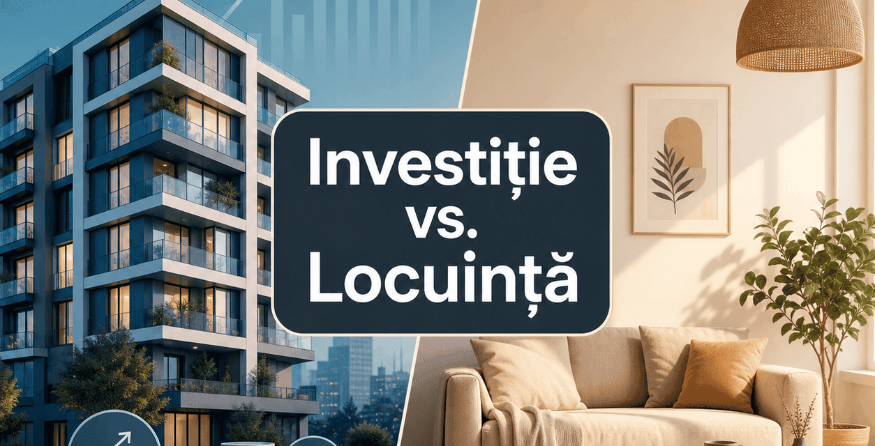 Diferența dintre investiția imobiliară și achiziția unei locuințe personale