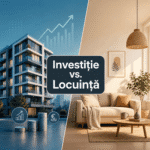 Diferența dintre investiția imobiliară și achiziția unei locuințe personale