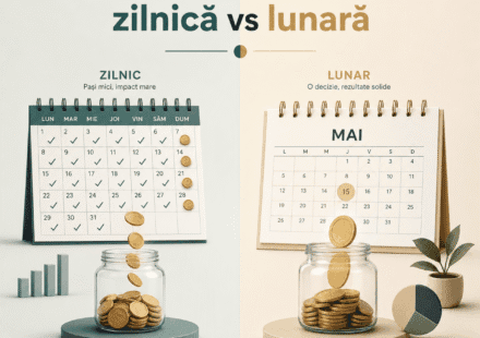 Diferențele dintre economisirea zilnică și cea lunară