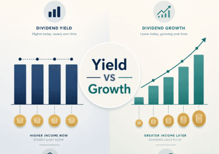 Dividend yield versus dividend growth