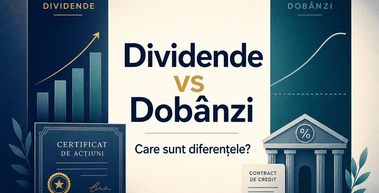 Dividende versus dobânzi: care sunt diferențele