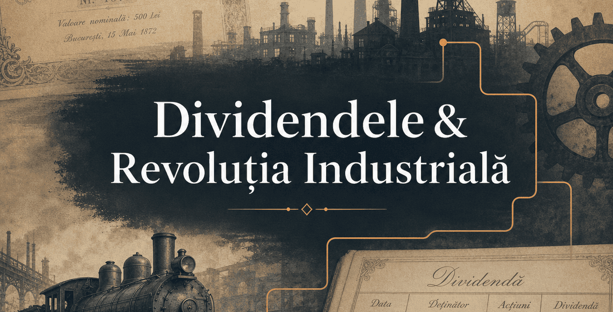 Dividendele în perioada revoluției industriale Dividendele în perioada revoluției industriale