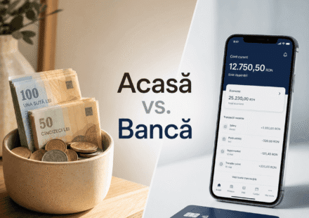 Economisirea acasă versus economisirea într-un cont bancar